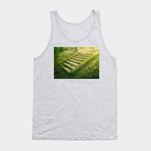 green moss stair steps Tank Top by psychoshadow